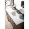 James Martin Vanities Addison 60in Single Vanity, Mid-Century Acacia w/ 3 CM White Zeus Quartz Top E444-V60S-MCA-3WZ - alternate 2